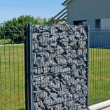 Poteau pour clôture gabion