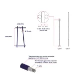 Panneau rigide double fil DECO 5/5/5 mm - longueur 2,00 m