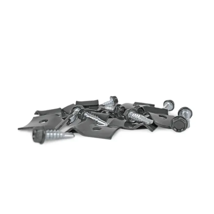 Fixation murale pour grillage rigide - sachet de 10 pièces