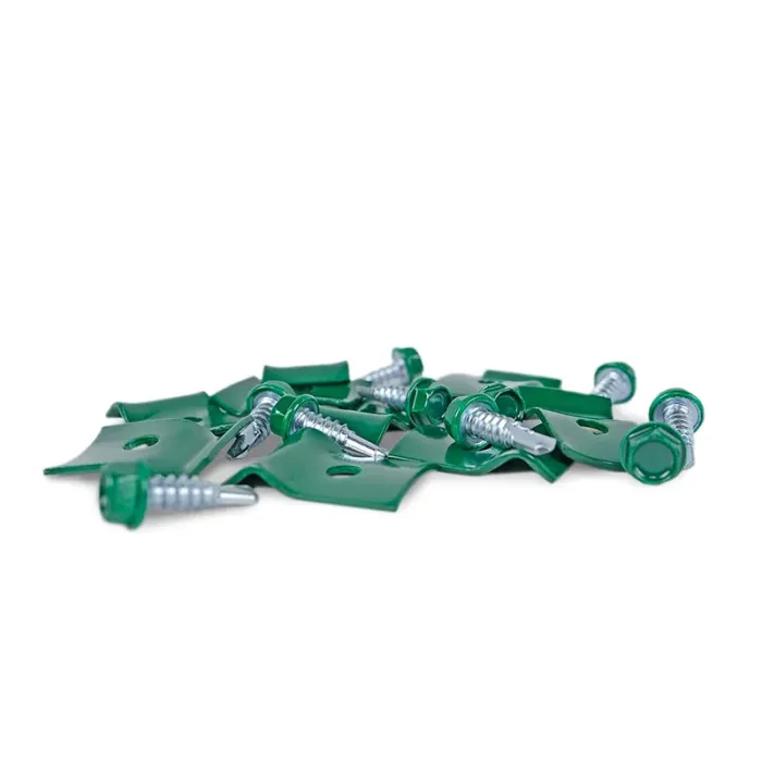 Fixation murale pour grillage rigide - sachet de 10 pièces