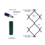 Grillage simple torsion Tennis - fil Ø 3,2 mm