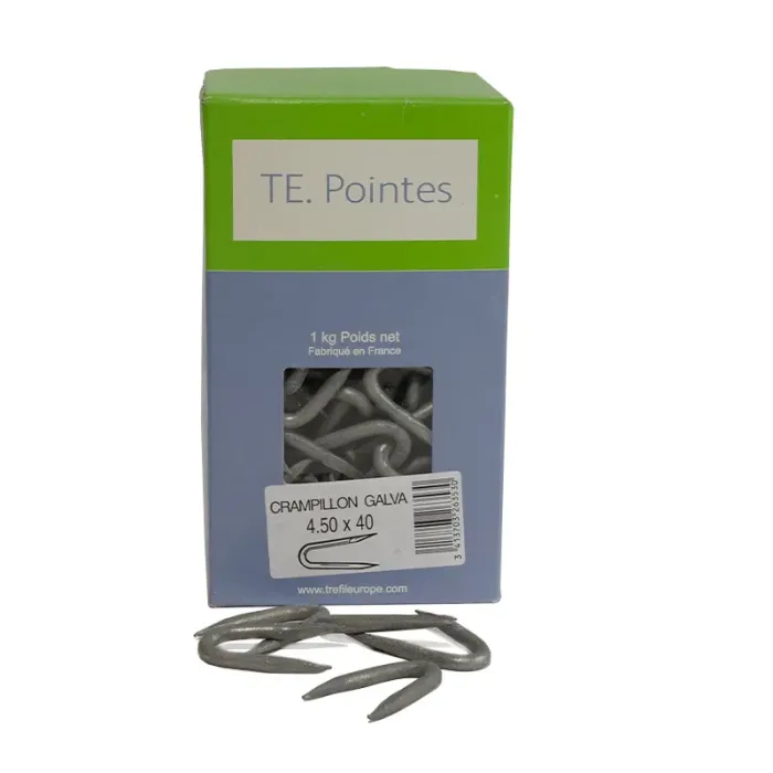 Crampillon acier galvanisé - boîte 1 kg