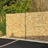 Kit clôture mur gabion sur platine