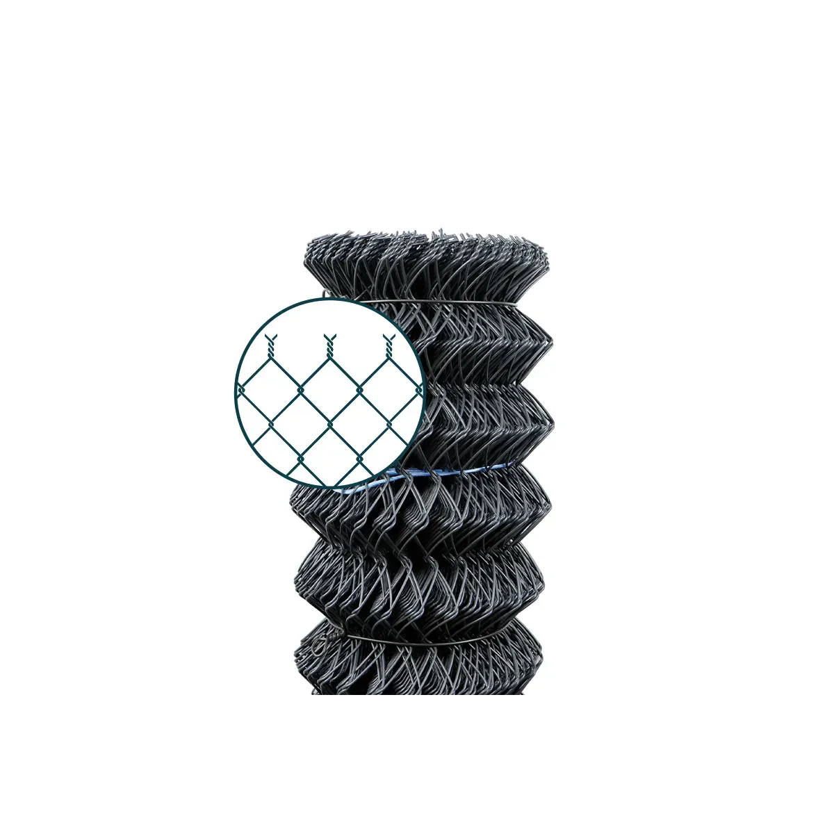 Kit grillage simple torsion plastifié BRICO - Ø fil 2,7 mm