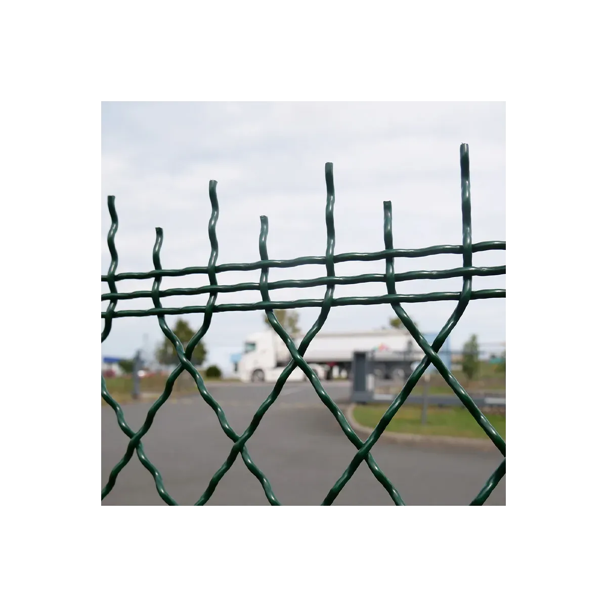 Bordure défensive plastifiée