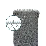 Bordure défensive galvanisée