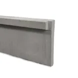 Lot de 10 dalles de soubassement béton avec 1/2 chaperon