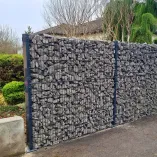 Kit clôture mur gabion sur platine