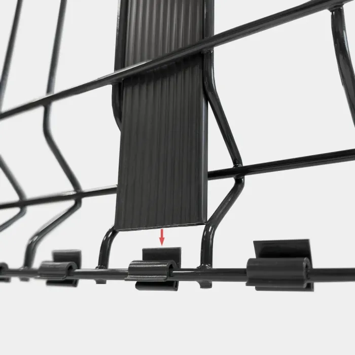 Clips fixation occultant lattes PVC - sachet de 50 pièces