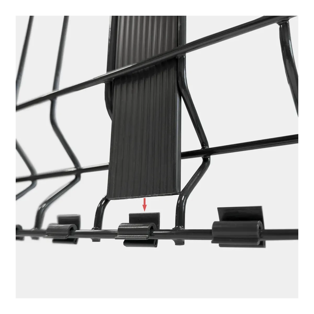 Clips fixation occultant lattes PVC - sachet de 50 pièces